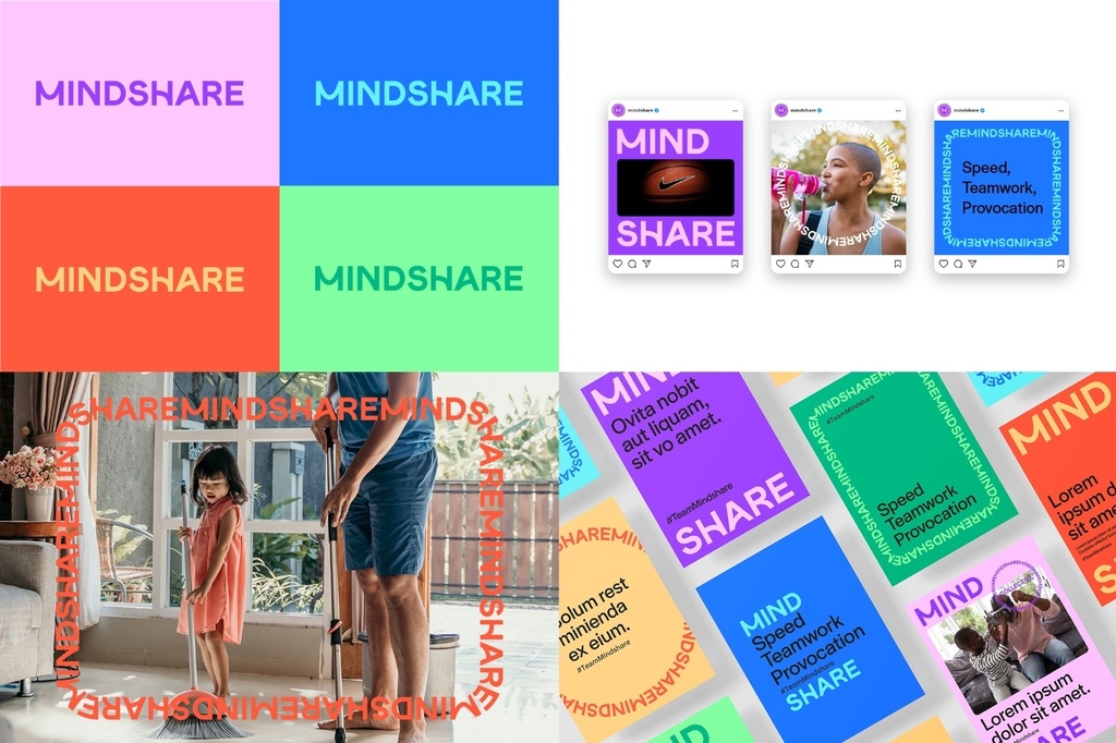 Mindshare_brand identity composite image