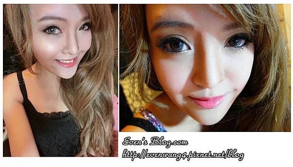 【彩妝】兩款混血妝。沒有基因就只好靠化妝變成假混血兒 ♥