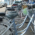 遊客免費租借的腳踏車