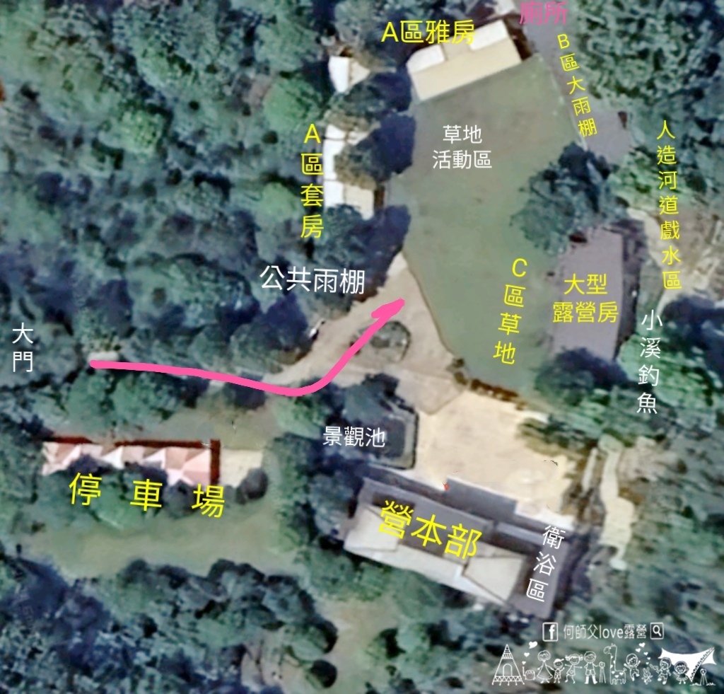 【鄭宅休閒會館/露營區】暈了 全新發現 ！森林裡的冰涼戲水新