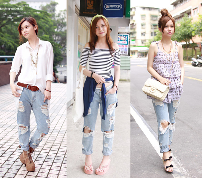 分享 Cp值超高 一年四季都可穿的男友褲重複穿搭 I 77 時尚 百變 愛穿搭 痞客邦