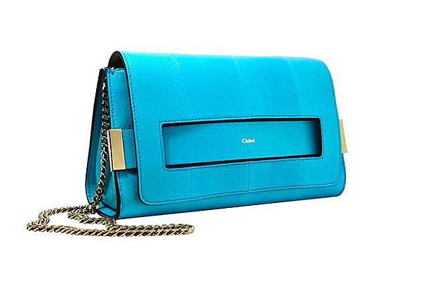 Cck96sOMADOIxKLX11eD1cIYYRlDN68Q_ELLE Medium Clutch With Chain In Washed Blue Ayers