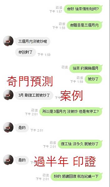 奇門預測  當事人問 測三個月內是否被辭退?