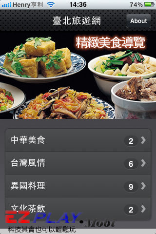 App實用工具(10)台北精緻美食2 App實用工具(10)台北精緻美食2
