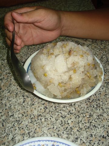 這是加綠豆的
