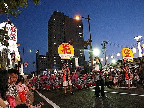 【160】山形縣山形市花笠祭夜景1.jpg