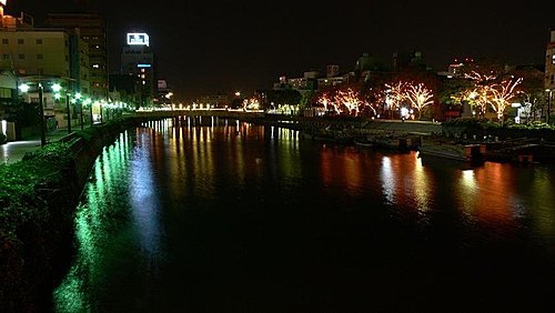 【134】德島縣德島市新町川夜景1.jpg