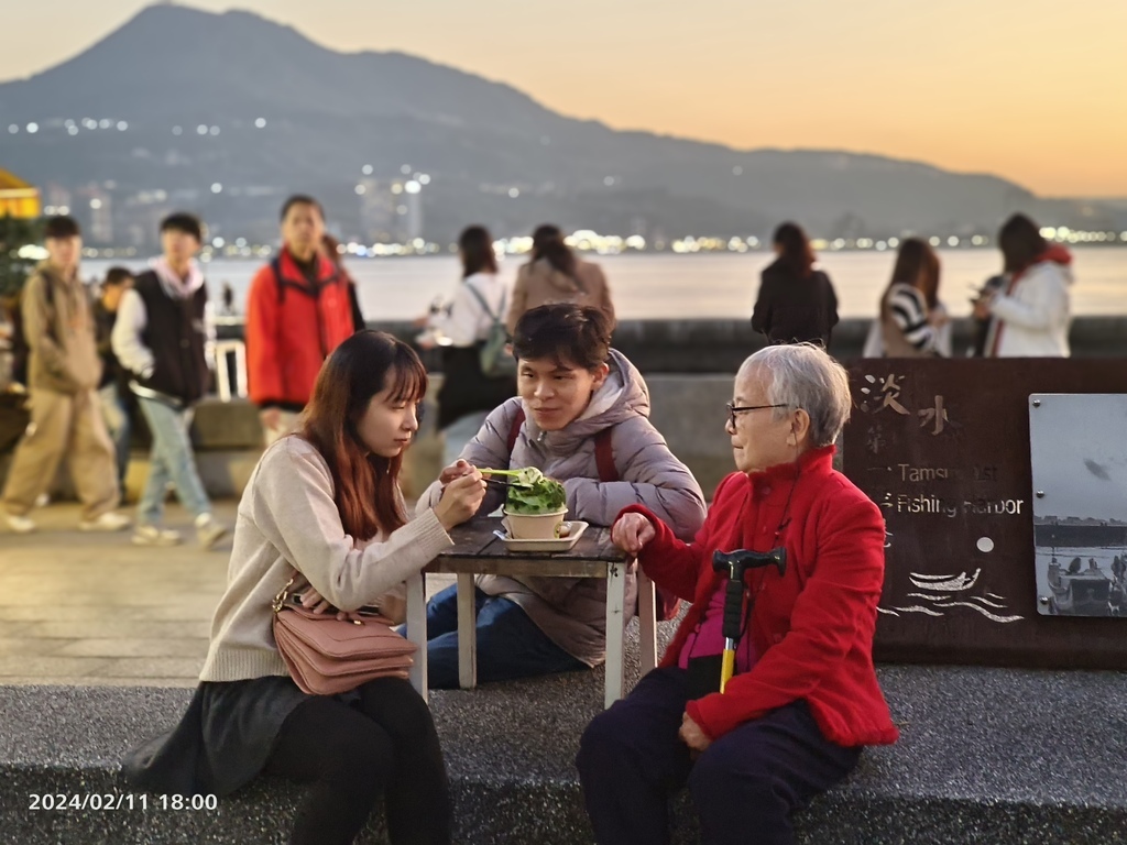 初二走春/午後闔家淡水半日遊