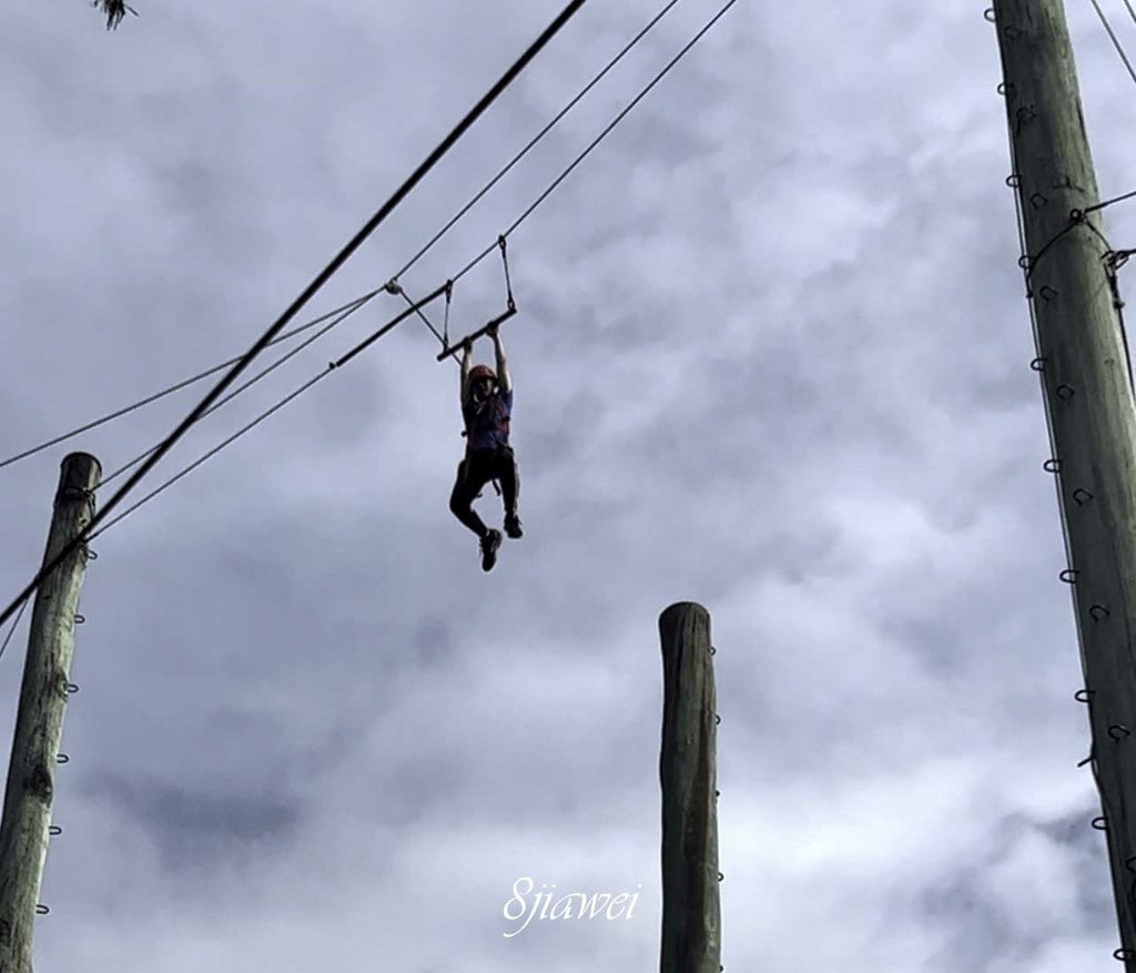 【山訓攀岩X臺灣外展教育基金會】爬上18米柱子往前跳，想挑戰