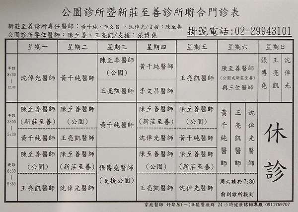 就醫經驗 公園診所 新莊至善診所 陳至善醫師 Tego S Cyber 痞客邦