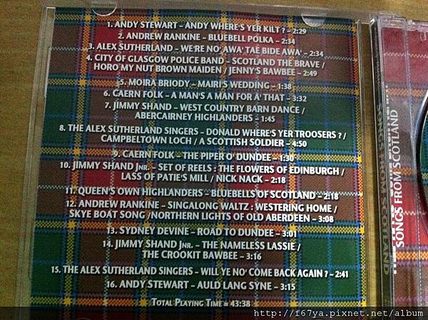 Songs from Scotland