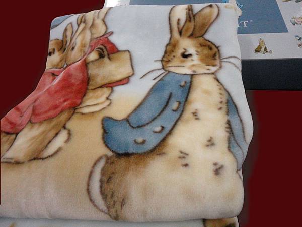 彼得兔毛毯禮盒 