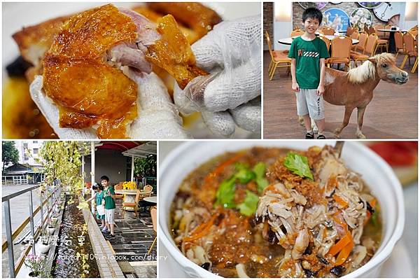 【宜蘭美食】皇家花園餐廳-粵式脆皮烤雞 #宜蘭親子餐廳 有可愛的迷你馬陪吃飯 還可餵魚 是親子吃飯的好去處 (28).jpg