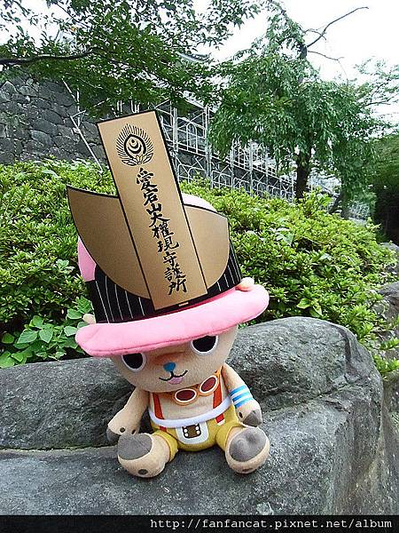 白石城工作人員送的紀念品