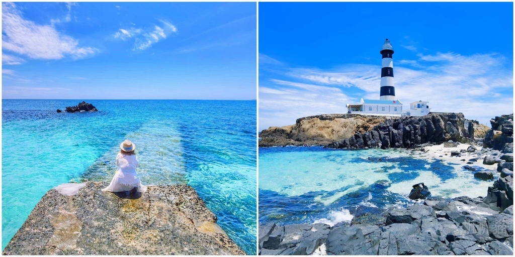 澎湖北海跳島,跨海大橋,姑婆嶼,目斗嶼燈塔,吉貝嶼,海上垂釣,仙人掌冰,澎湖,海洋,跳島,沙灘,燈塔