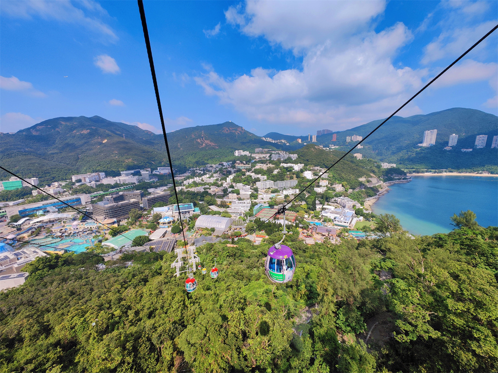 【香港景點】香港海洋公園 高空360度俯瞰樂園全貌 必玩的1