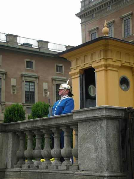 旁邊有凶狠的衛兵喔