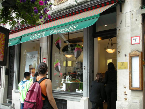 在這間Godiva買東西