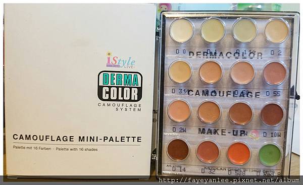 Derma Color Camouflage Mini Palette