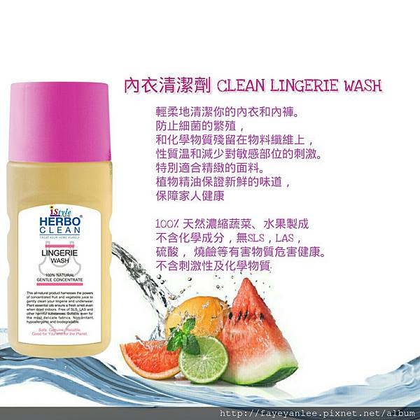 HERBO 內衣清潔劑 CLEAN LINGERIE WASH 