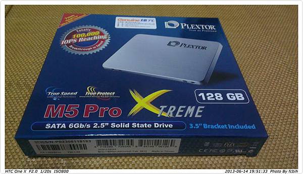 2013.6.14 Plextor M5 Pro 128GB SSD 包裝