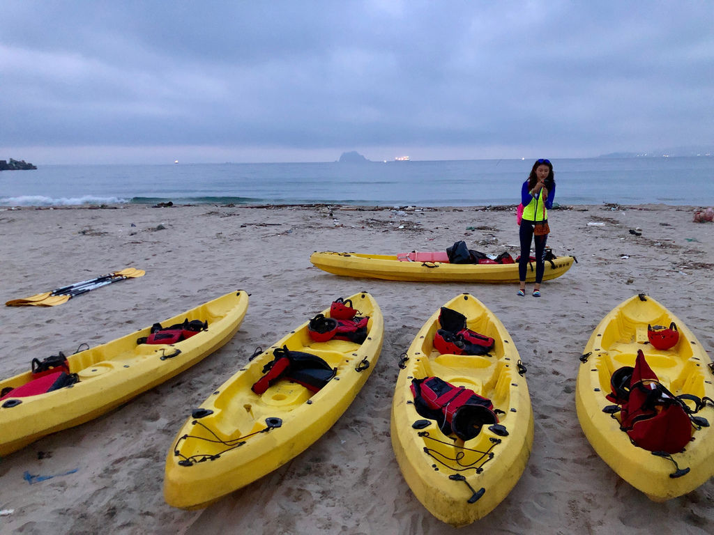 北海岸旅遊之在維納斯海岸乘著獨木舟一起看日出!【丁小羽旅遊篇】