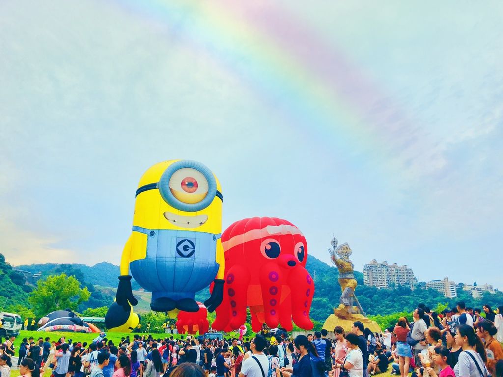 桃園一日遊必去的桃園景點-2019桃園石門水庫熱氣球嘉年華【丁小羽旅遊篇】