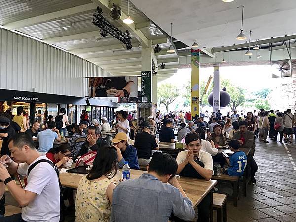 台北一日遊-花博公園的創意市集，MAJI MAJI集食行樂