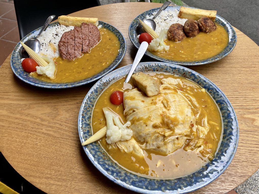 大同區素食餐廳-隱藏在迪化街的素食咖哩專賣店-無口小廚