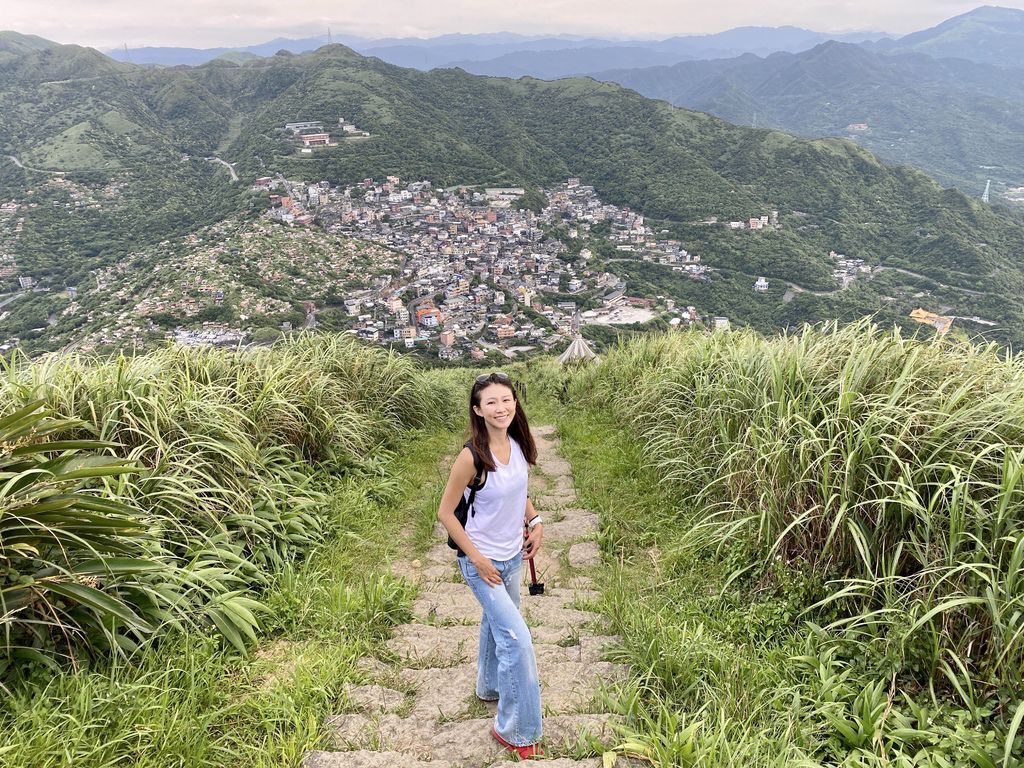 九份景點 走訪台灣小百岳 基隆山 雞籠山 登山步道 欣賞絕美的九份美景 丁小羽登山篇 國內外旅遊 休閒登山 女性健身 蔬食食記 減肥瘦身 丁小羽