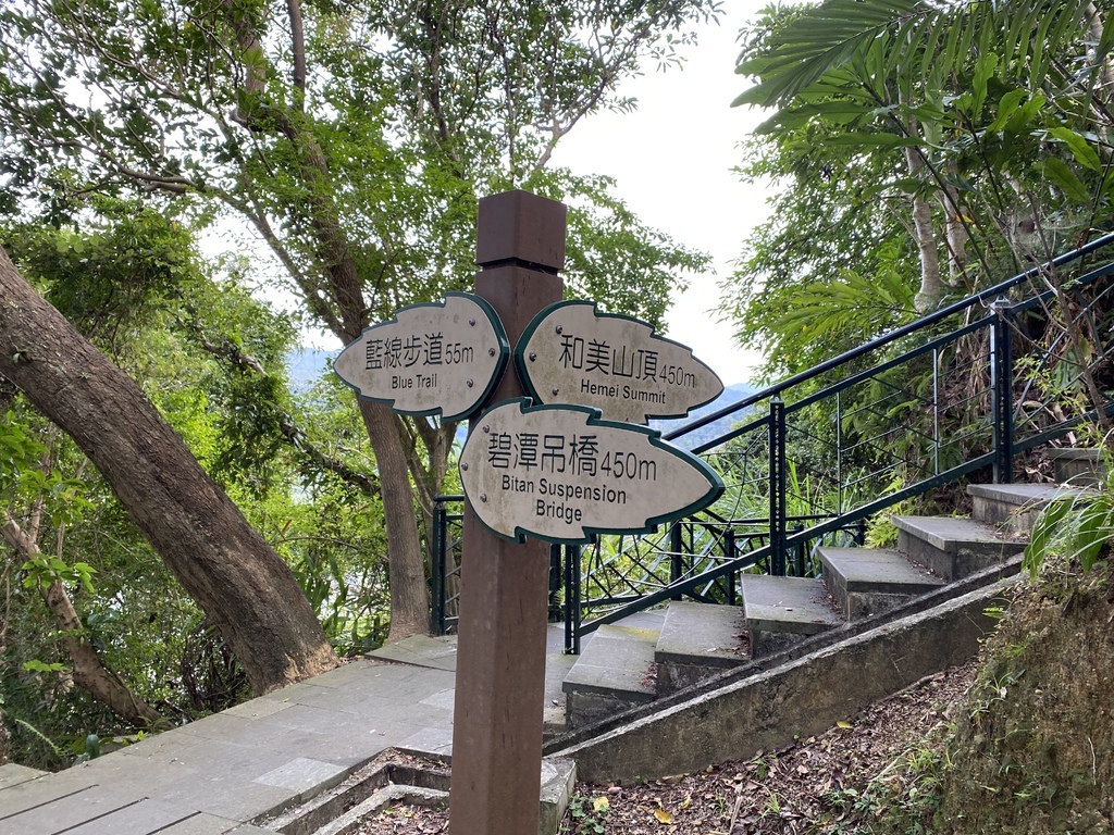 新店登山步道-和美山登山步道，遠看碧潭風景，賞螢火蟲的好地方