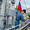 莒光園地國軍戰力強-永陽軍艦-節目主持人-丁小羽