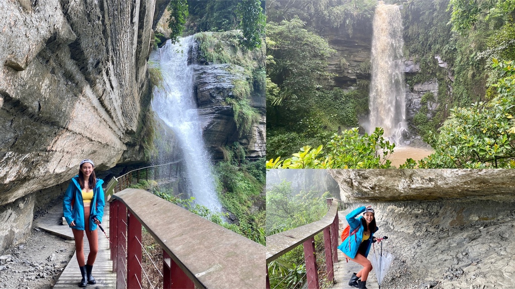 嘉義梅山景點-出發竹坑溪步道，走過巨石岩壁，欣賞龍宮瀑布及生毛樹瀑布