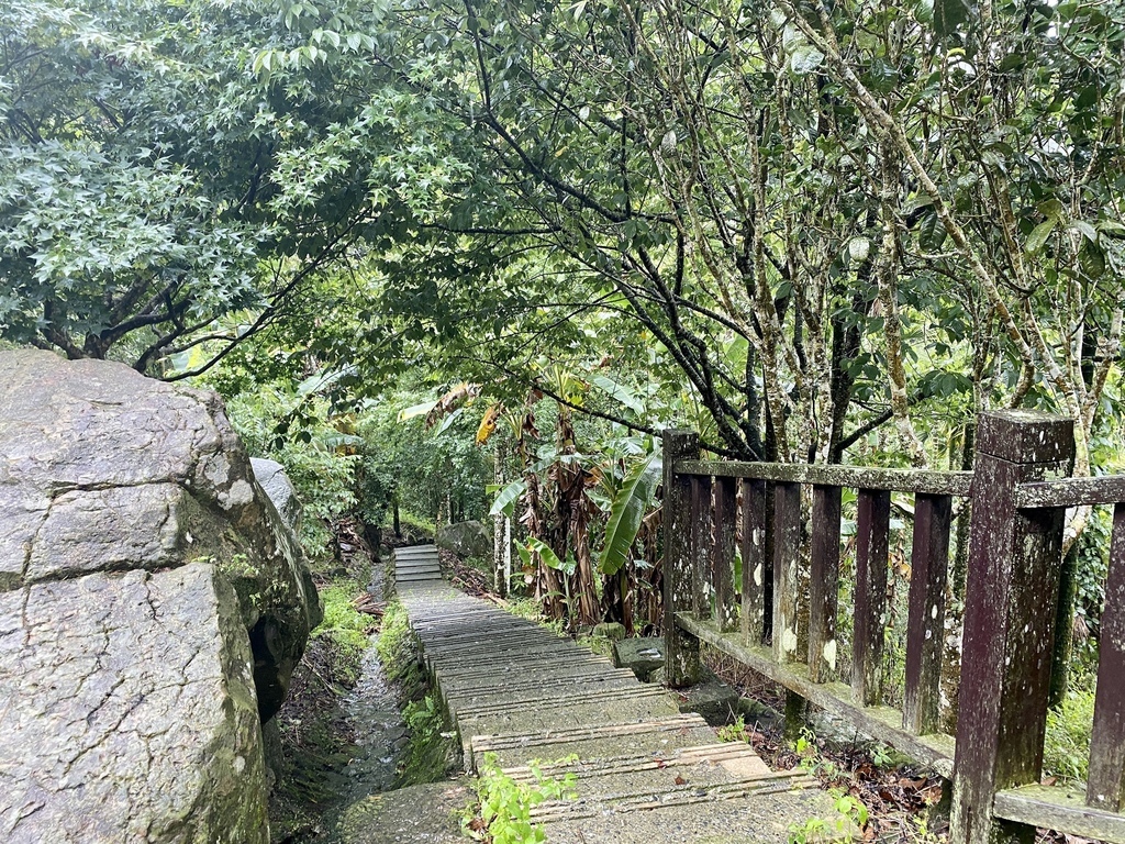 嘉義梅山景點-出發竹坑溪步道，走過巨石岩壁，欣賞龍宮瀑布及生毛樹瀑布