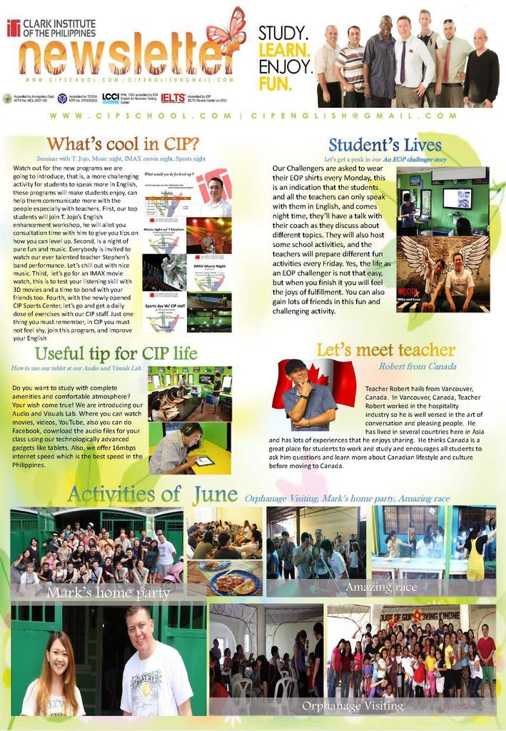 CIP Newsletter for July