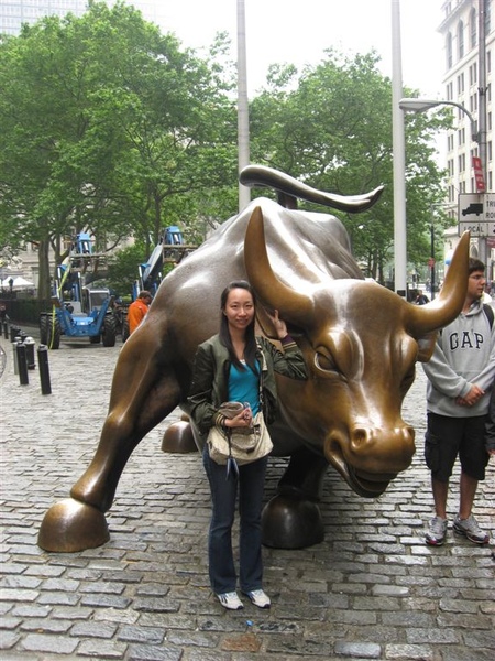 Gold Wall Street Bull (Downtown)