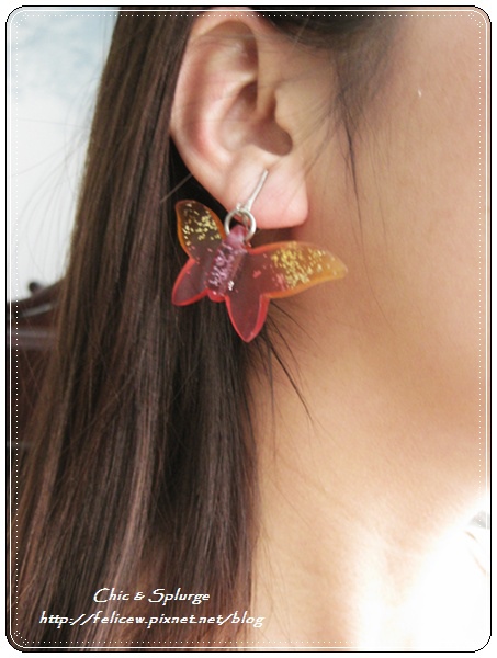 butterfly earring