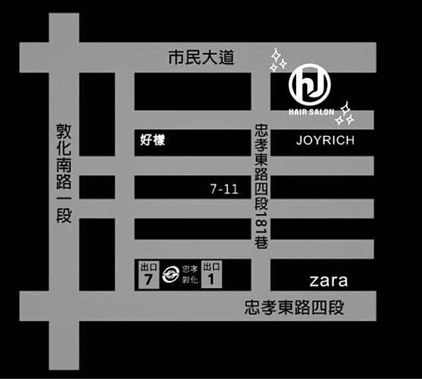 ãhj hair salonãçåçæå°çµæ