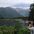 大正池與穗高連峰