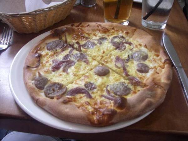 同學的breakfast pizza