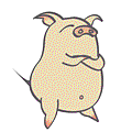 生氣的Piggy