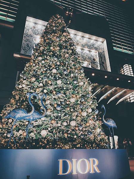 Dior 全球唯一的聖誕樹就在台北101,還不快手刀出發~