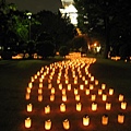 夏天大阪城的燈會