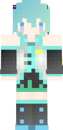 不專業minecraft 皮膚繪圖之熊熊初音 濛濛的部落格 痞客邦