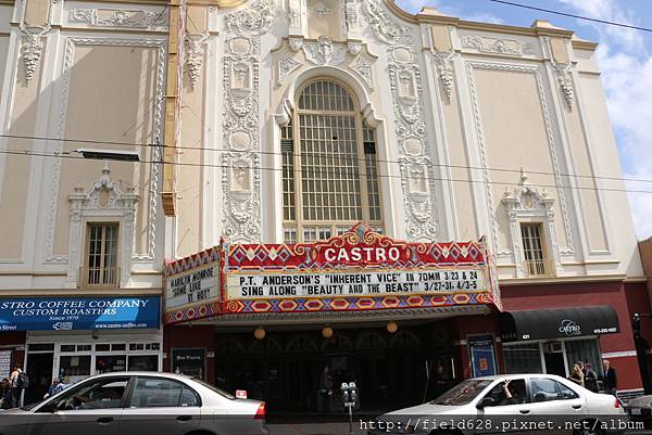 有著西班牙建築特色Castro theater