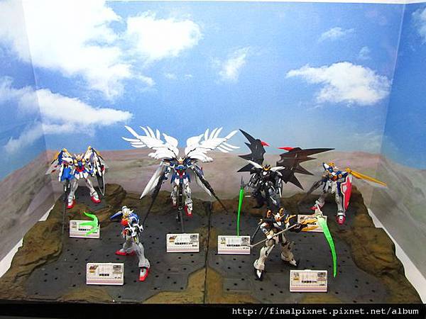 Gunpla EXPO 2011-鋼彈W-目前已出MG.jpg