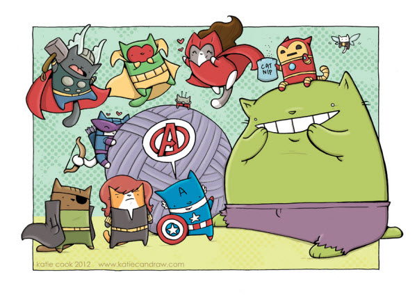 cat-avengers-assemble