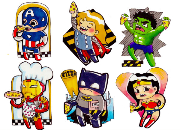 heroes-stickers