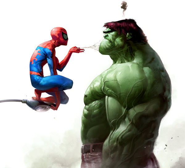 spidey-vs-hulk
