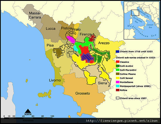 Chianti產區的變遷歷史